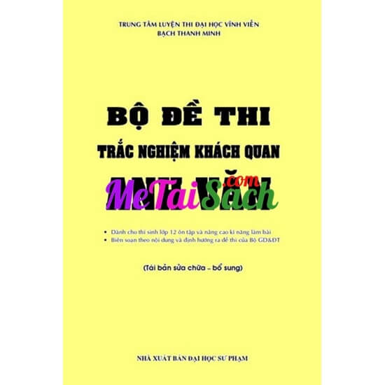 Bộ Đề Thi Trắc Nghiệm Khách Quan Anh Văn
