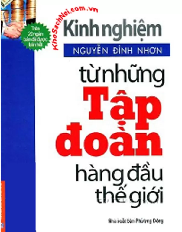Kinh Nghiệm Từ Những Tập Đoàn Hàng Đầu Thế Giới – Sách Nói