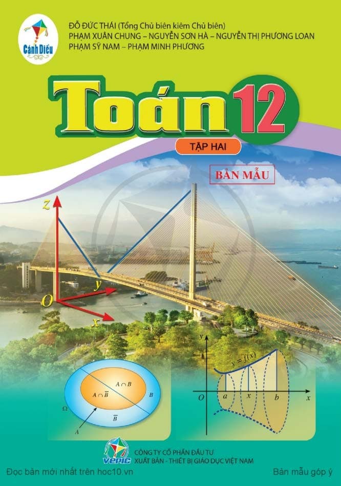 Toán 12 Tập 2 - Cánh Diều